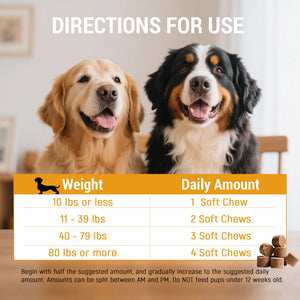 Hip and Joint Chews for Senior Dogs with Glucosamine HCL, Chondroitin, Green-lipped Mussel, Ashwagandha for Anti Inflammatory, Mobility Support, Muscle Maintenance, Joint Comfort 120 Ct GOLDENVETBuy Supplements Australia