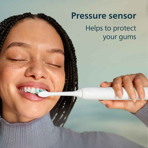 Philips Sonicare 4100 Series Electric Toothbrush - Sonic Toothbrush with Advanced Sonic Technology, Pressure Sensor, Two Intensity Settings,