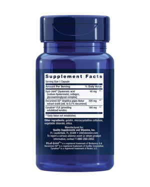Life Extension Fast-Acting Joint Formula, Keratin, Korean Angelica, hyaluronic Acid, Joint discomfort Relief, Non-GMO, Gluten-Free, 30 Capsules Life ExtensionBuy Supplements Australia