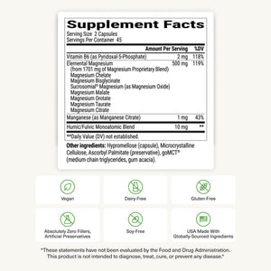 BIOptimizers Magnesium Breakthrough Supplement with 500mg - 7 Forms of Magnesium: Glycinate, Malate, Citrate, and More - Natural Support for Sleep and Cognitive Function -90 Capsules- Calming Vitamins BIOptimizers buy supplements Au