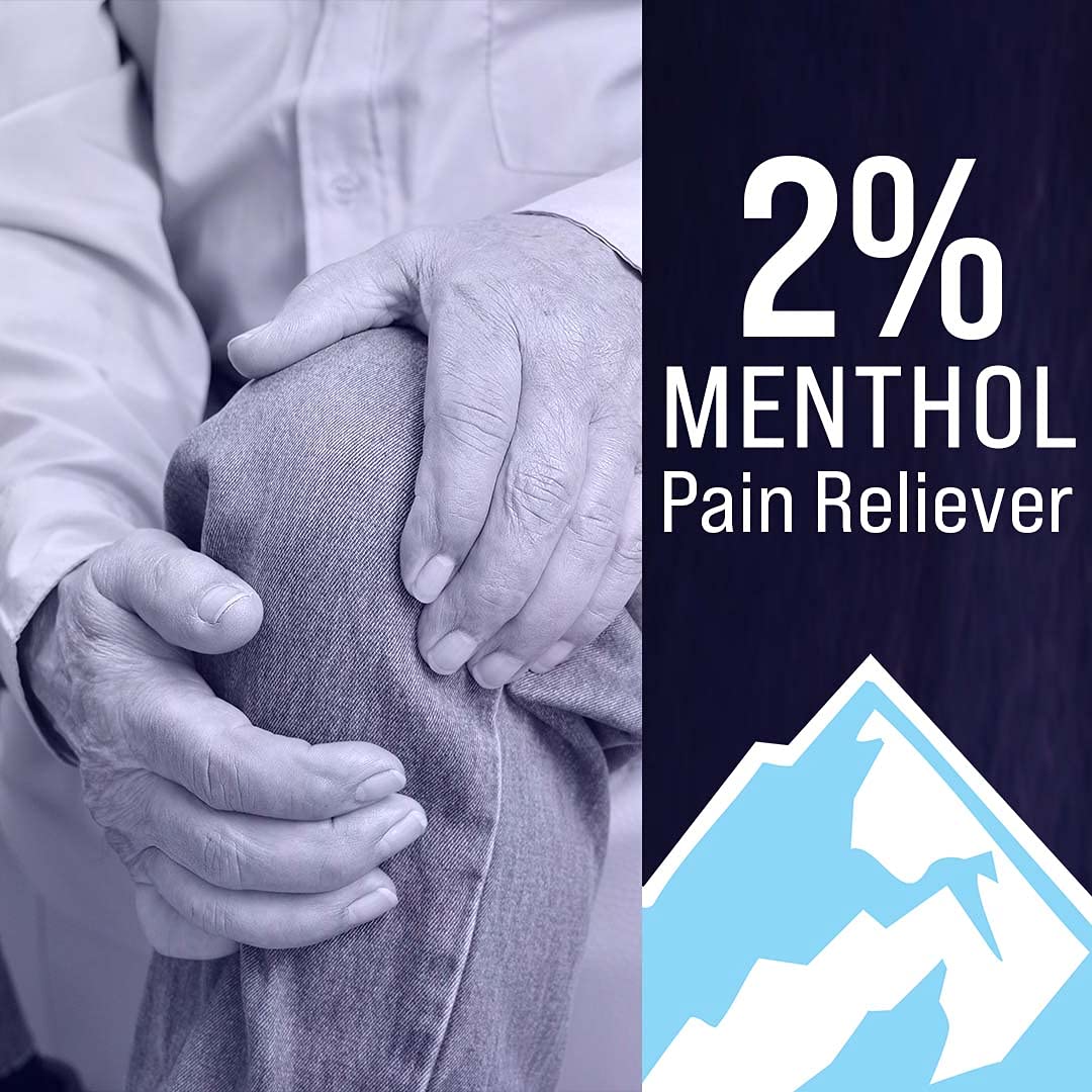 Mineral Ice - Original Therapeutic Menthol Pain Relief Gel. Greaseless with "Deepcold" Pain Reliever. Provides Cooling & Penetrating Relief for Arthritis, Simple Backache, Strains & Sprains (16 Ounce)