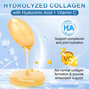 SIGNILIFE Multi Collagen Peptides for Women & Men, Hydrolyzed Collagen Peptides-Type I, II, III, V, X - with Hyaluronic Acid,Vitamin C,Biotin