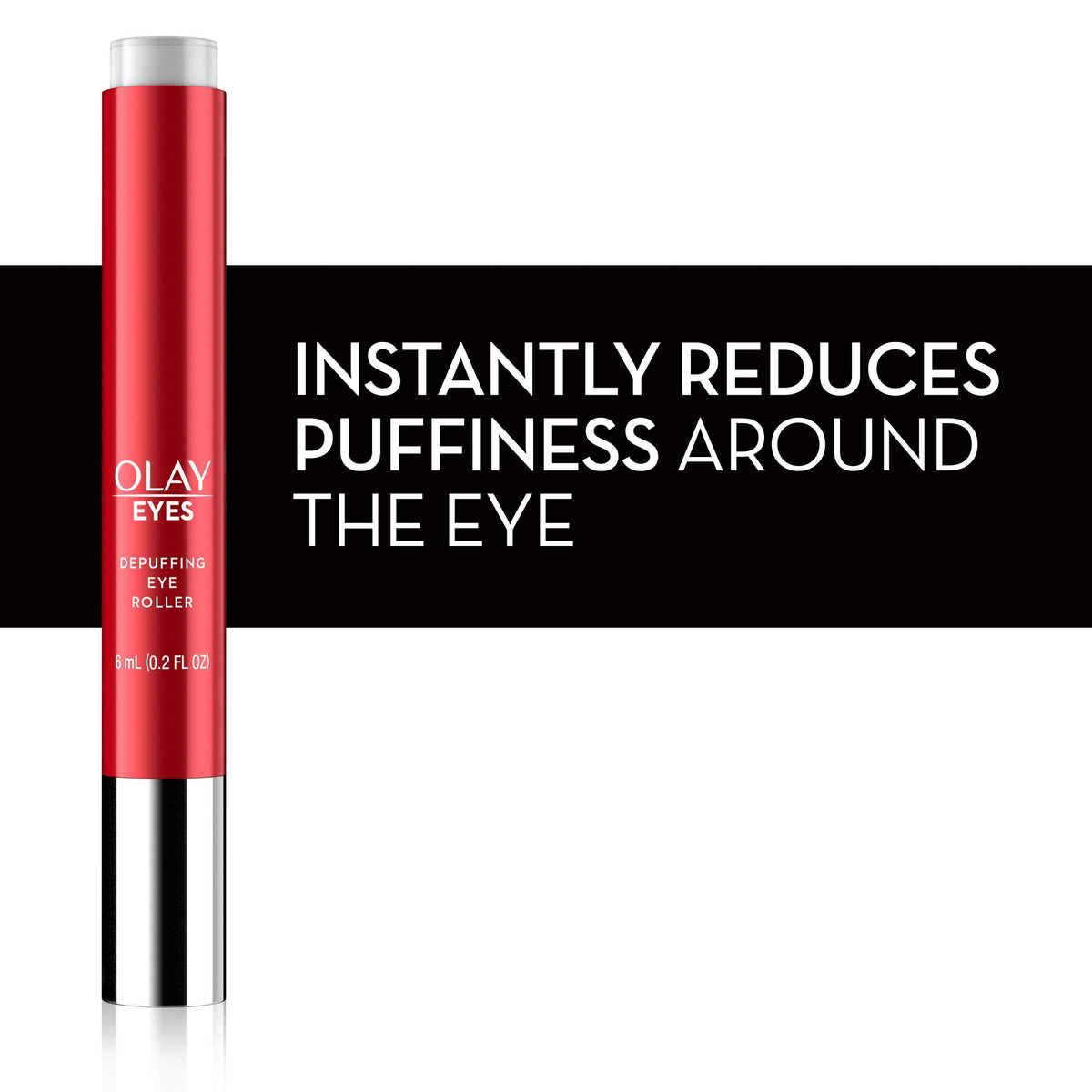 Olay Eyes Depuffing Eye Roller – Under Eye Treatment with Vitamin E for Puffy Eyes & Tired Eyes (0.2 fl oz)
