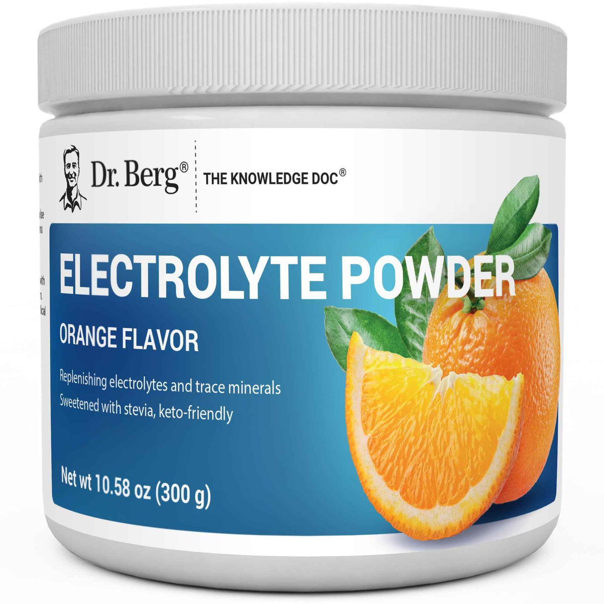 Dr. Berg Zero Sugar Hydration Keto Electrolyte Powder - Enhanced w/ 1000 mg of Potassium & Real Pink Himalayan Salt (NOT Table Salt) - Raspberry & Lemon Flavor Hydration Drink Supplement, 100 Servings