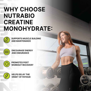 NutraBio Pure Micronized Creatine Monohydrate Powder Supplement, Unflavored, (1000 g) - Supports Bulk Muscle Energy, Recovery, and Strength - HPLC Tested Creatine Powder
