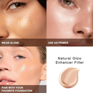 PHOERA Skin Glow Tint Foundation,Natural Radiant Flawless Filter Effect Silk Perfect Illuminating Foundation. (03 Medium) MeifenBuy Supplements Australia