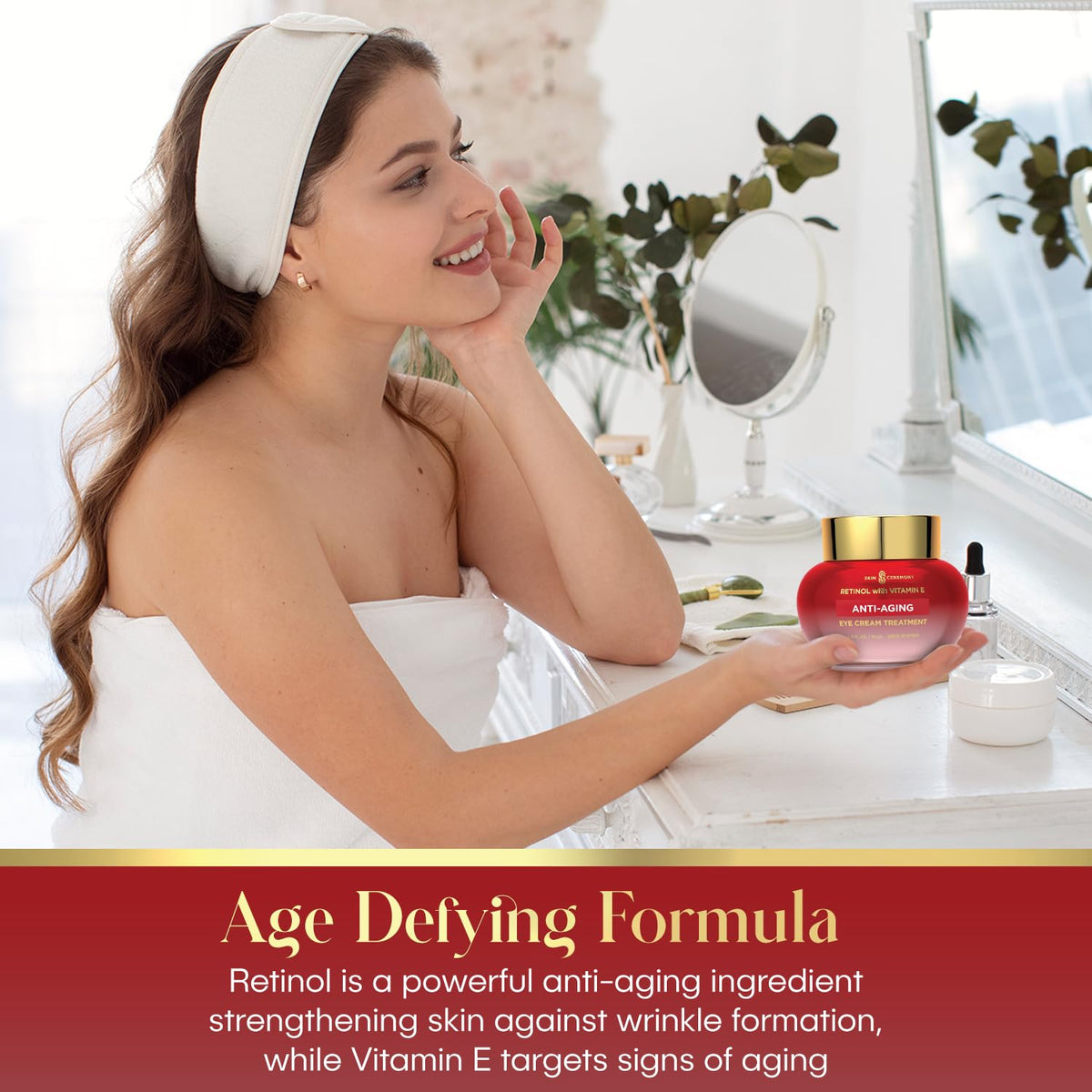 Skin Ceremony Retinol & Vitamin E Eye Cream - Anti-Aging (1 Fl Oz)