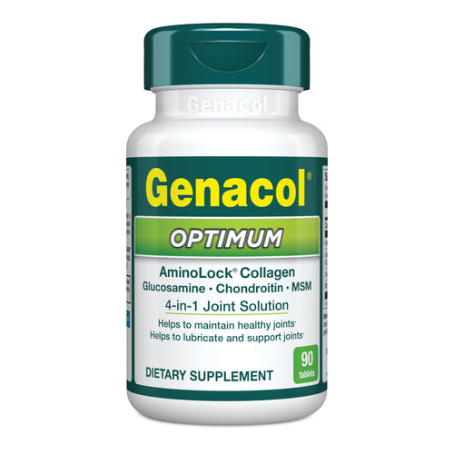 Genacol Optimum – Glucosamine, Chondroitin, MSM & Collagen, 30-Day Supply