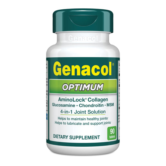 Genacol Optimum – Glucosamine, Chondroitin, MSM & Collagen, 30-Day Supply