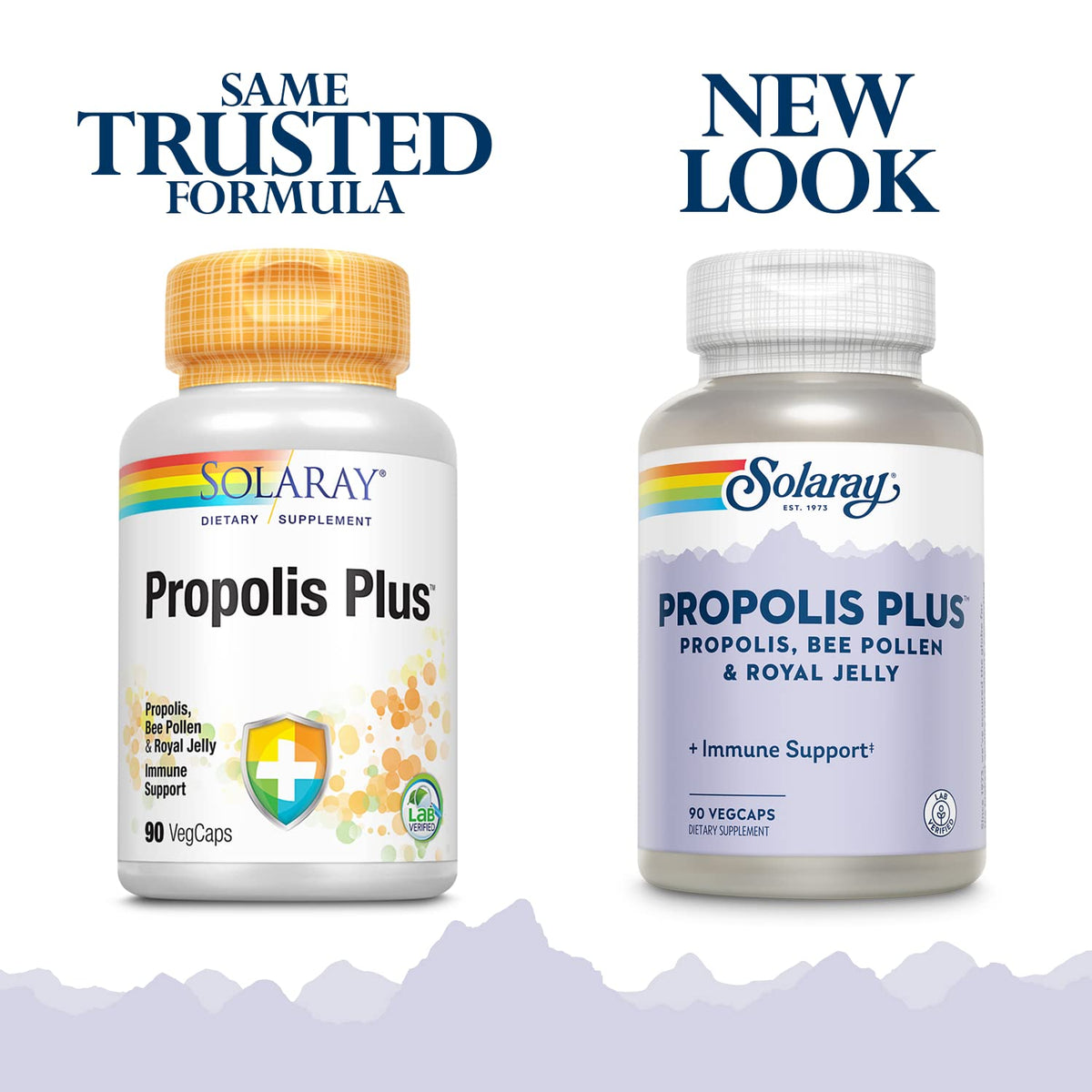 SOLARAY Propolis Plus – Immune Support Supplement, 90 VegCaps