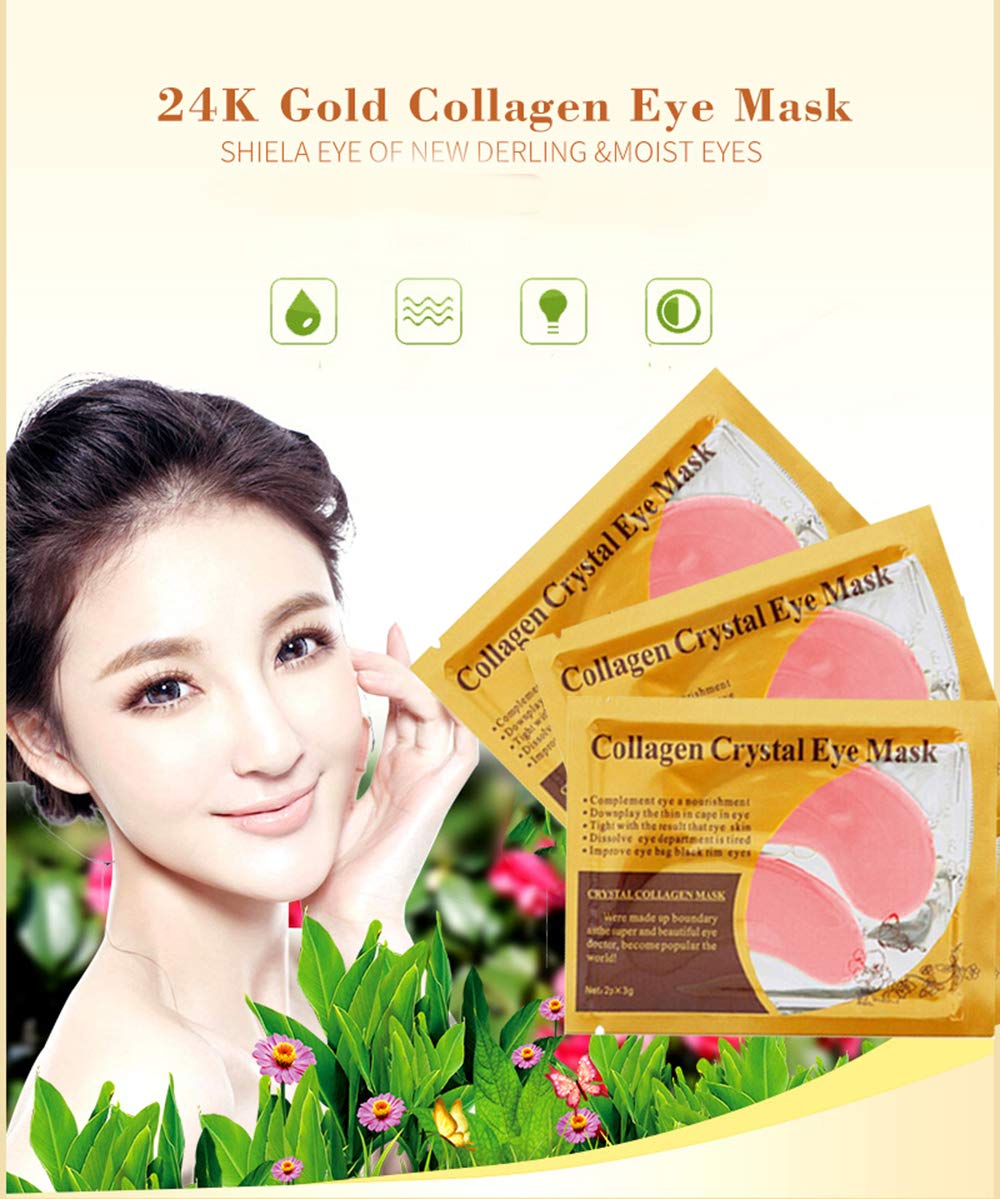 Felico Pink Collagen Under Eye Patches (30 PCS)