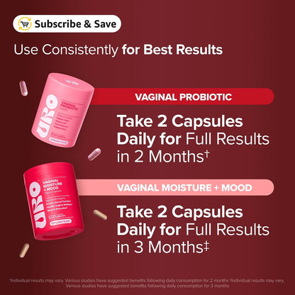 O Positiv URO Wet & Wild Bundle - Vaginal Probiotic & Moisture + Mood