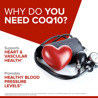 Qunol CoQ10 100mg Softgels Ultra 3X Better Absorption Coenzyme Q10 - Antioxidant