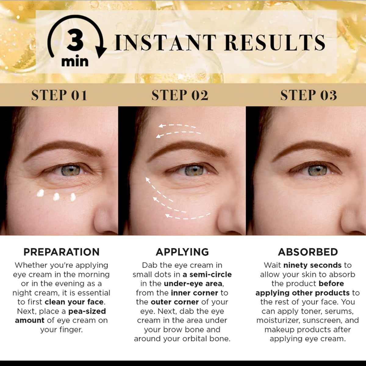 LPH LAB Temporary Eye Tightener (2 Pack) - Instant Under-Eye Bag & Dark Circle Remover
