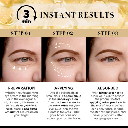 LPH LAB Temporary Eye Tightener (2 Pack) - Instant Under-Eye Bag & Dark Circle Remover