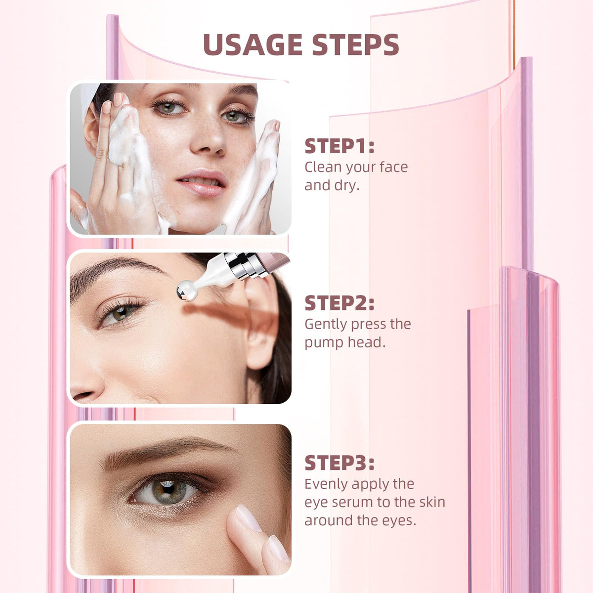 5% Caffeine Under Eye Serum - 360° Massage Roller Ball