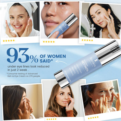 Retinol Night Care Eye Cream - Anti-Wrinkle & Dark Circles Treatment