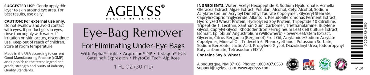 Agelyss Eye-Bag Cream - Deep Hydration & Anti-Aging (Pack of 3)