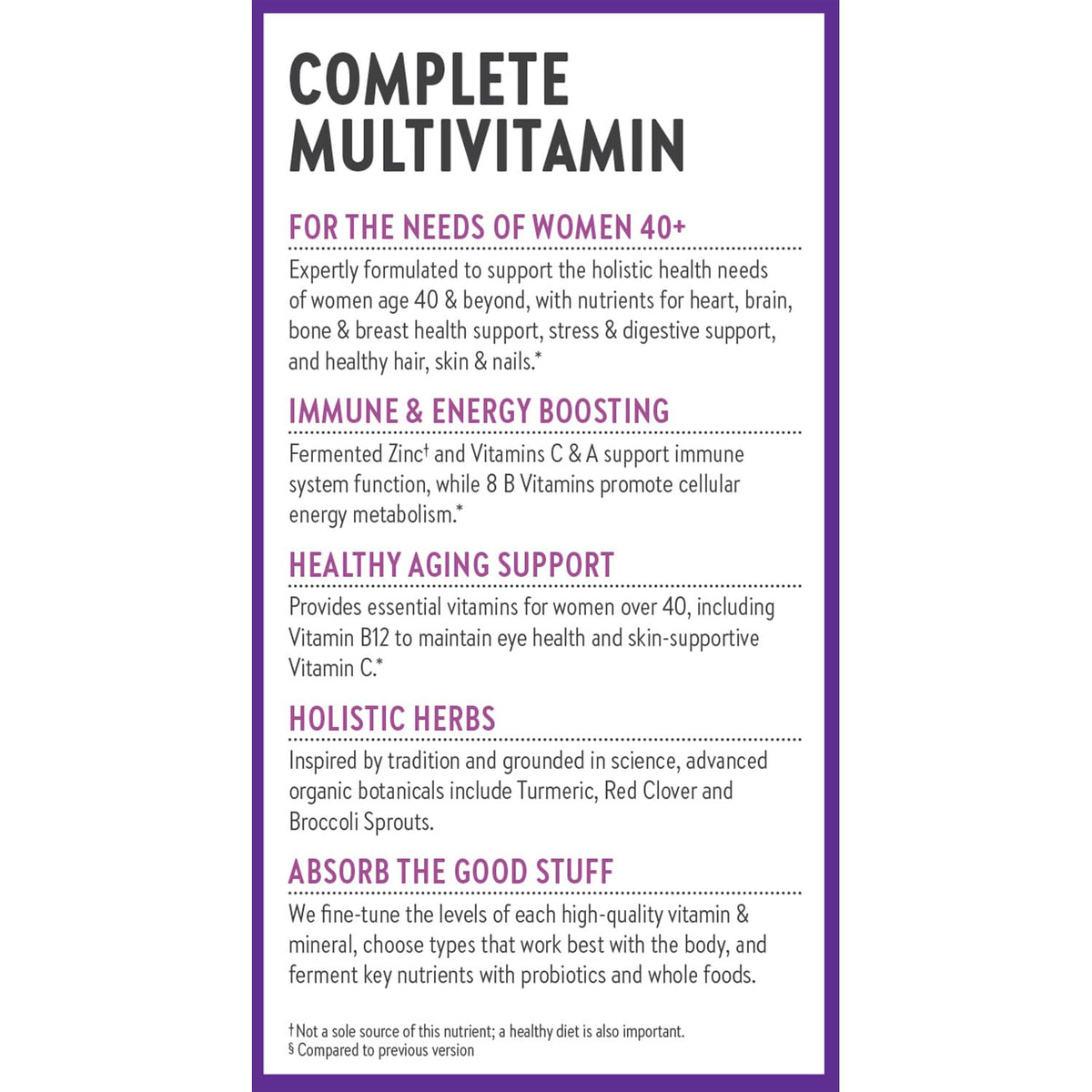 New Chapter Every Woman’s One Daily 40+ - Multivitamin for Women - Supports Immune, Bone, Hormone & Cellular Energy Health* - Non-GMO, Gluten Free, Dairy Free, Vegetarian & Kosher - 72 Tablets