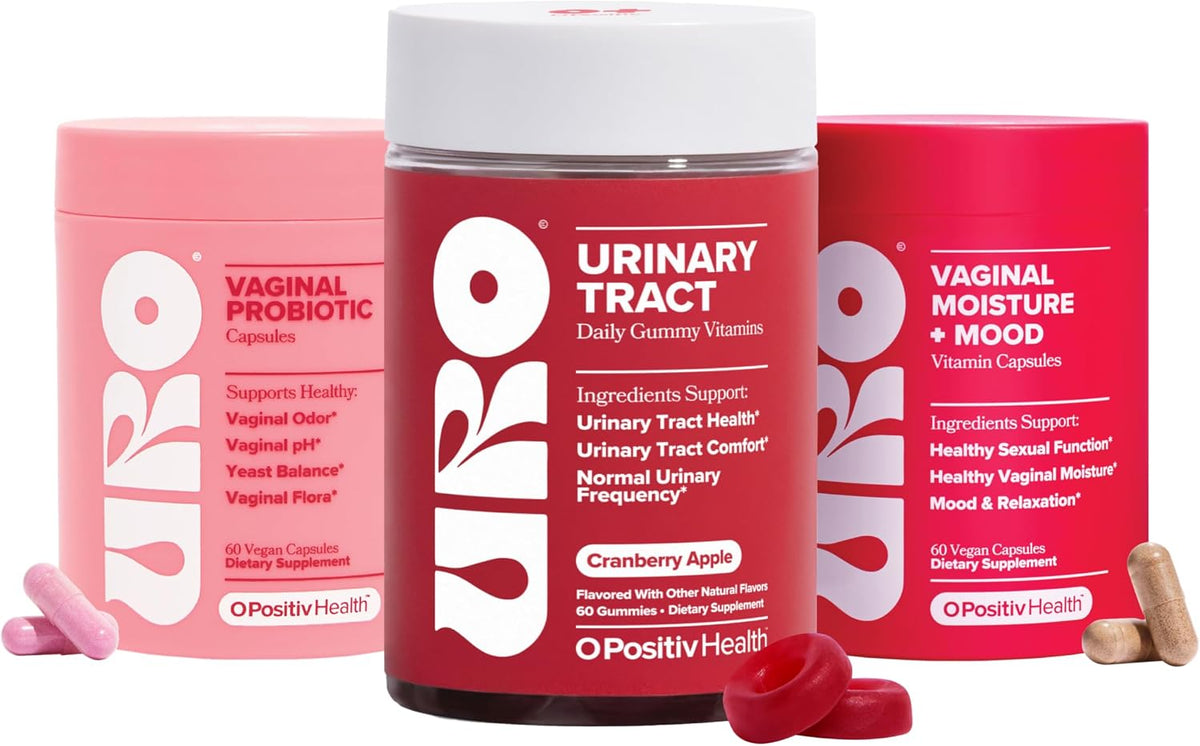 O Positiv URO Get Wetter Bundle - Vaginal Probiotic & Moisture + Mood