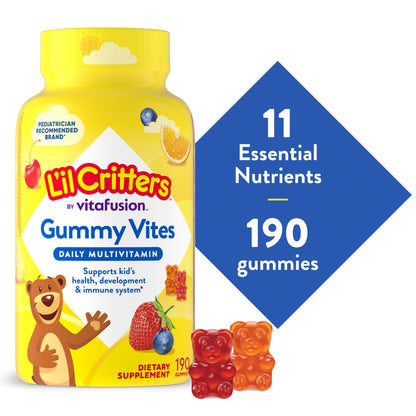 L'il Critters Gummy Vites Kids Multivitamin | 190 Gummies