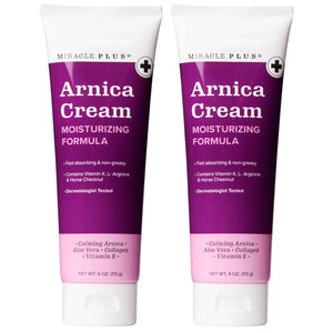 Arnica Gel, Vitamin K Cream, Skin Care - Moisturizing Bruise Formula With Horse Chestnut, 2-Pack