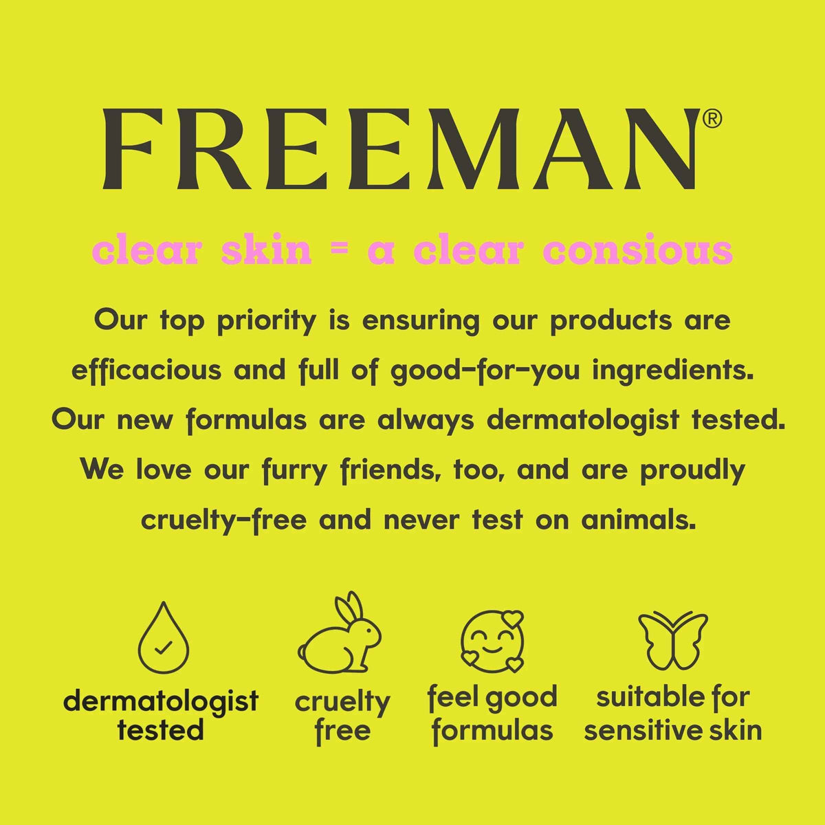 Freeman Exotic Blends French Pink Clay Peel-Off Face Mask, Pore Clearing Facial Mask, Detoxifies & Removes Impurities, Clean Skincare, For Normal & Combination Skin,