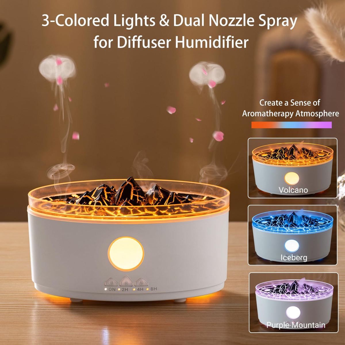 Paxeer Essential Oil Diffuser, 300ml Aromatherapy Diffuser with Remote Control, Auto Shut-Off & Timer