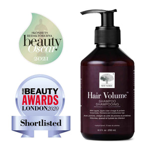 New Nordic Hair Volume Shampoo 250ml - Herbal Volumising Shampoo For Dry Damaged Hair - Suitable for Men and Women