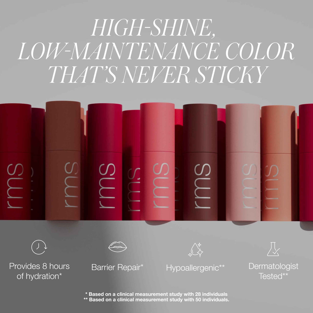 RMS Beauty Legendary Lip Oil - High-Shine Hydrating Lip Gloss Oil - 8-Hour Moisture with Bitter Cherry & Jojoba Oil - 0.17 oz