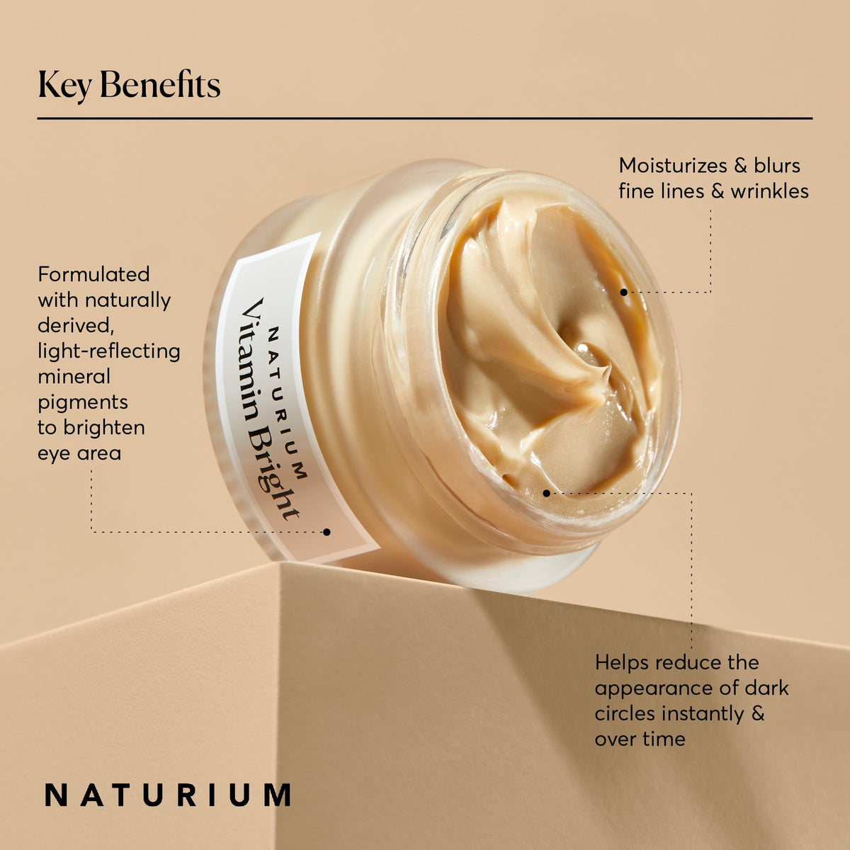 Naturium Vitamin Bright Illuminating Eye Cream - Vitamin K & Phyto-Complex