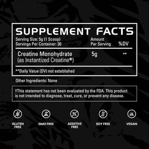 Gains in Bulk Instantized Creatine Monohydrate for Women and Men, Soluble Pre Workout Powder, Supports Muscle Building, Strength and Performance, Unflavored and Sweet Lemonade, 60 Servings