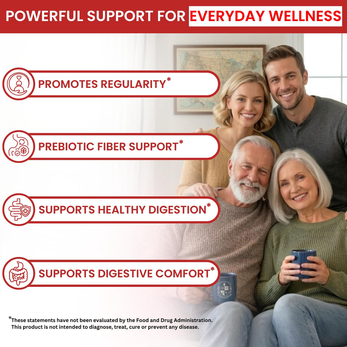 VITBOOST Prebiotic Fiber Gummies 7g – 120 Count – No Sugar Added, Vegan, Pectin-Based (No Gelatin), Non-GMO, Made in USA – Digestive & Gut Health Support