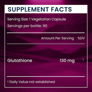 Renue By Science Glutathione - High Strength Supplement - 90 Liposomal Capsules - 130mg Glutathione per Serving - Non-GMO - Made in The USA & Third-Party Tested