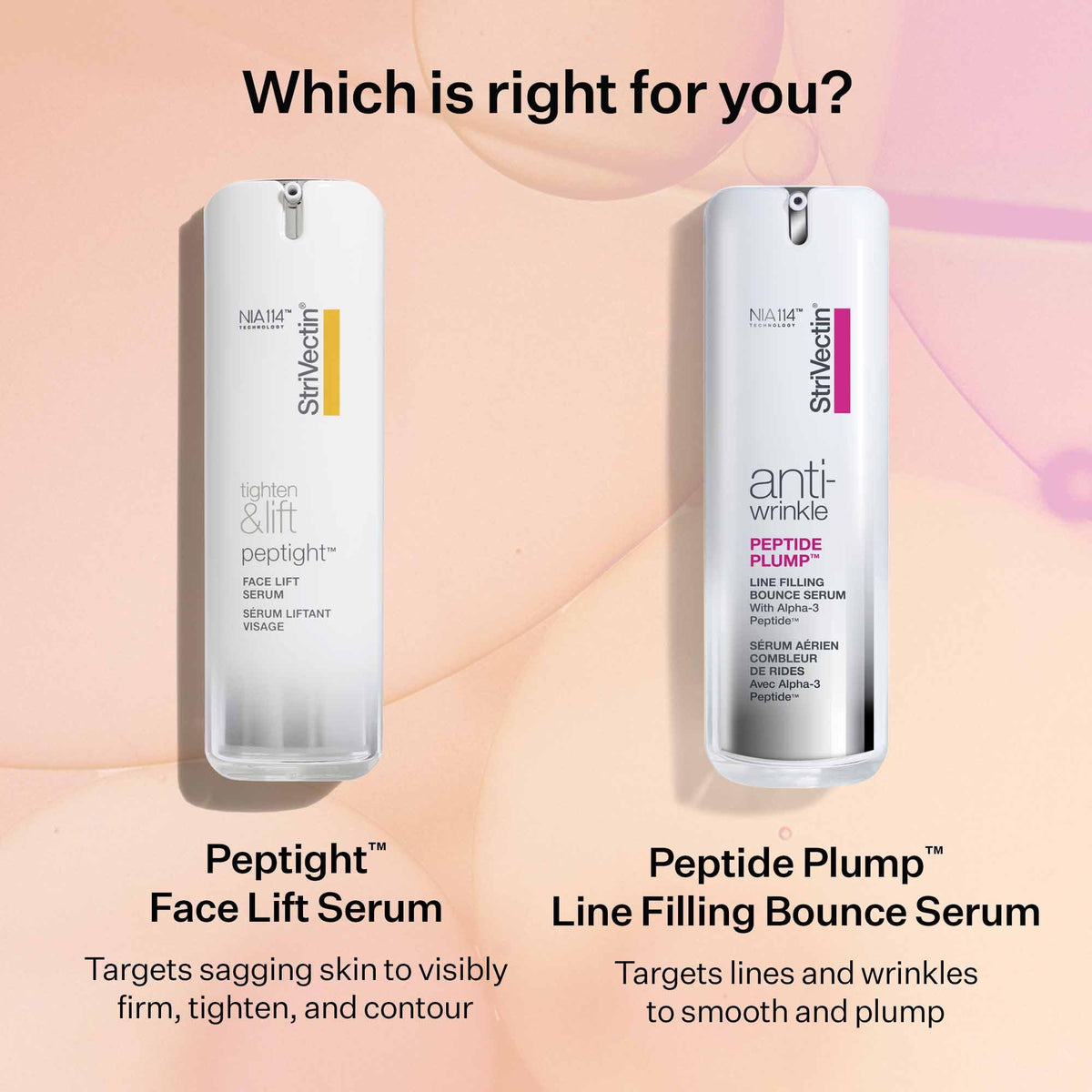 StriVectin Peptight™ Face Lift Serum (30 mL) - Tightening & Brightening Peptides for Wrinkles and Facial Contours