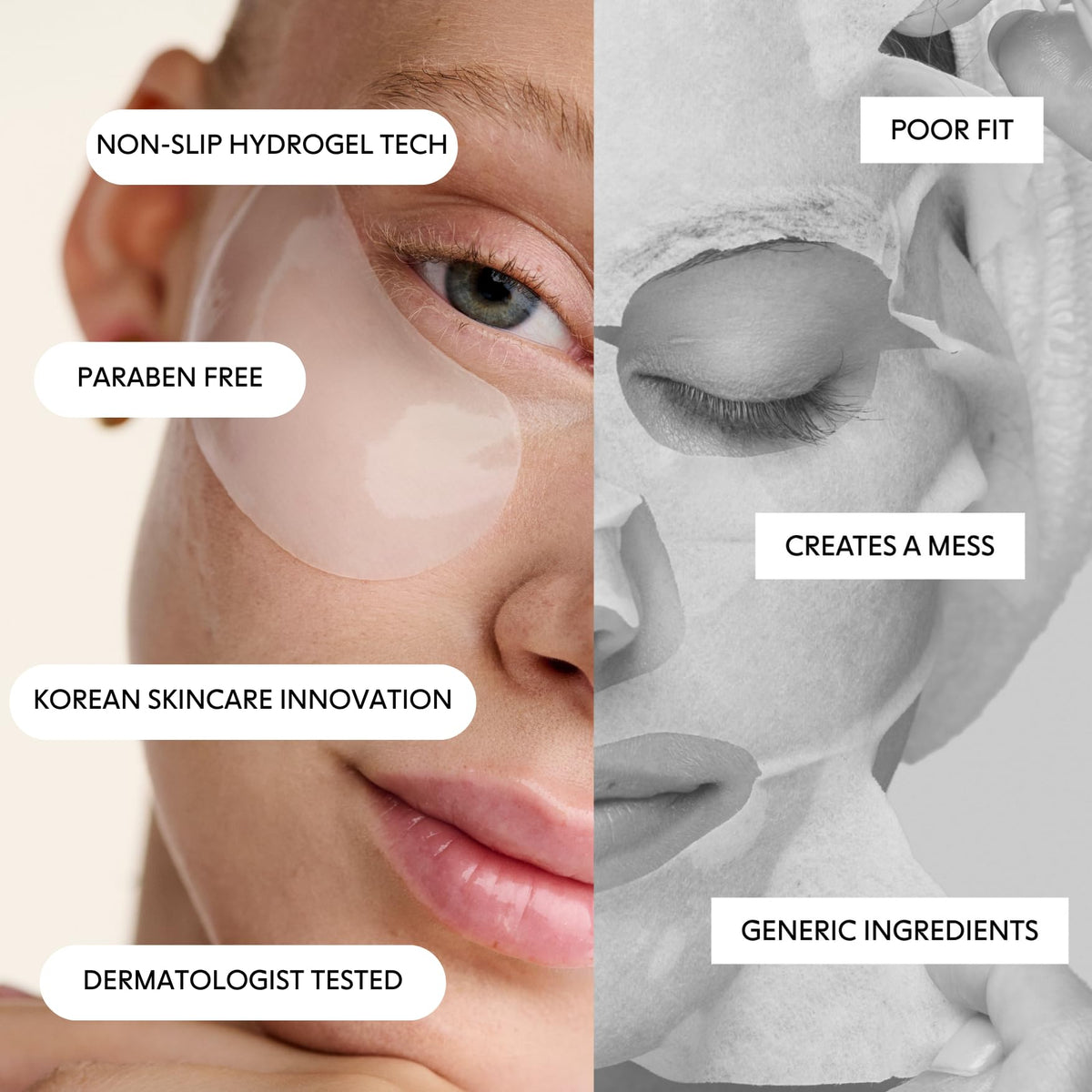 LOOPS Dew Cloud Ultra Hydrating Hydrogel Eye Masks – 5pc Set