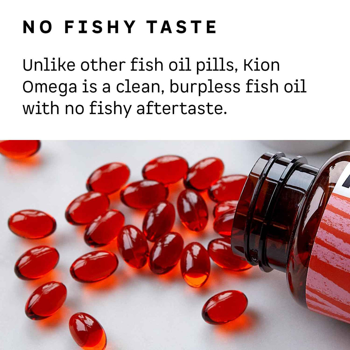 Kion Omega - Omega 3 Fatty Acid Supplements - DHA Supplements - Mini Fish Oil Softgels - Omega 3 DHA EPA Fish Oil Pills - Fish Oil 1,000 mg - 30 Servings
