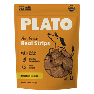 Plato Real Strips Turkey & Pumpkin Recipe Dog - 18 oz