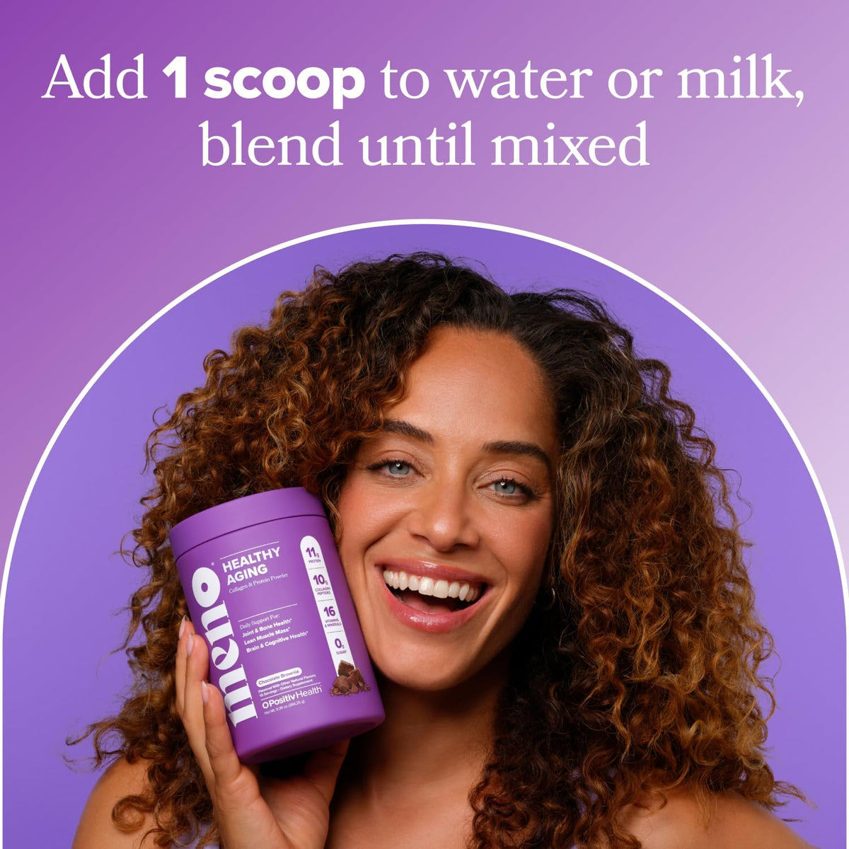 MENO Healthy Aging Collagen & Protein, Chocolate Brownie - 15 Servings