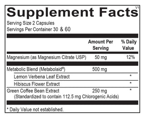Lean-N-Wise Digestion & Energy Support with Green Coffee Bean, Hibiscus, Lemon Verbena & Magnesium Citrate | Plant-Based Formula for Daily Wellness (60 Capsules) THE SOURCE MATTERSBuy Supplements Australia