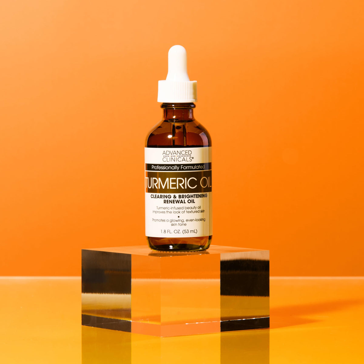 Advanced Clinicals Turmeric Oil Serum – Antioxidant Glow Duo (52ml x 2)