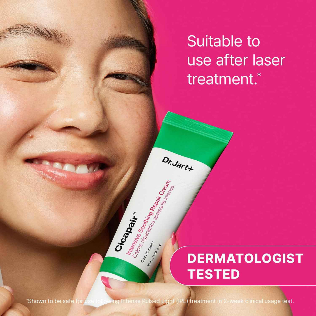 Dr.Jart+ Cicapair Sensitive Skin Korean Face Moisturizer for Redness and Barrier Repair with Centella Asiatica - Korean Skin Care - Travel Size, 0.51 Fl Oz