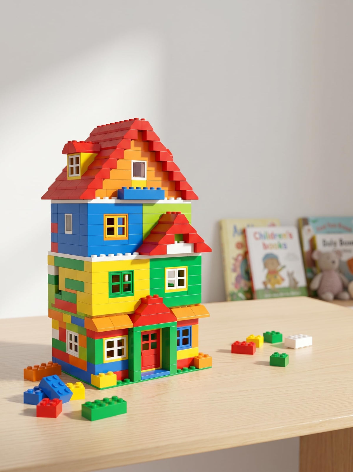 1000 PCS Classic Building Blocks Set, Safe ABS STEM Educational Construction Toy Gift for Kids Ages 3+