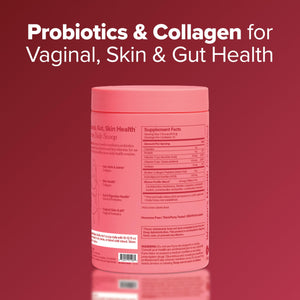 supplement products​URO Women’s Probiotic + Collagen Peptides Powder – Vaginal, Skin & Gut Health In One Daily Scoop – With Hydrolyzed Collagen Peptides, Probiotic Blend, and XOS Prebiotics – 20 servings - JerryCherryUSA