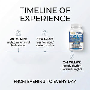 True nutra Magnesium Complex，Advanced 8-in-1 Magnesium Blend，Glycinate, Citrate, Malate, Taurate etc，High Formula，90 Capsules true nutra buy supplements Au