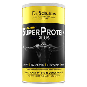 Dr. Schulze's SuperProtein Plus - Plant-Based Protein Powder - Active Lifestyle Supplement - Supports Muscle Health - Drink Mix - Gluten-Free & Vegan - 19 oz (20 Servings) Dr. Schulze'sBuy Supplements Australia