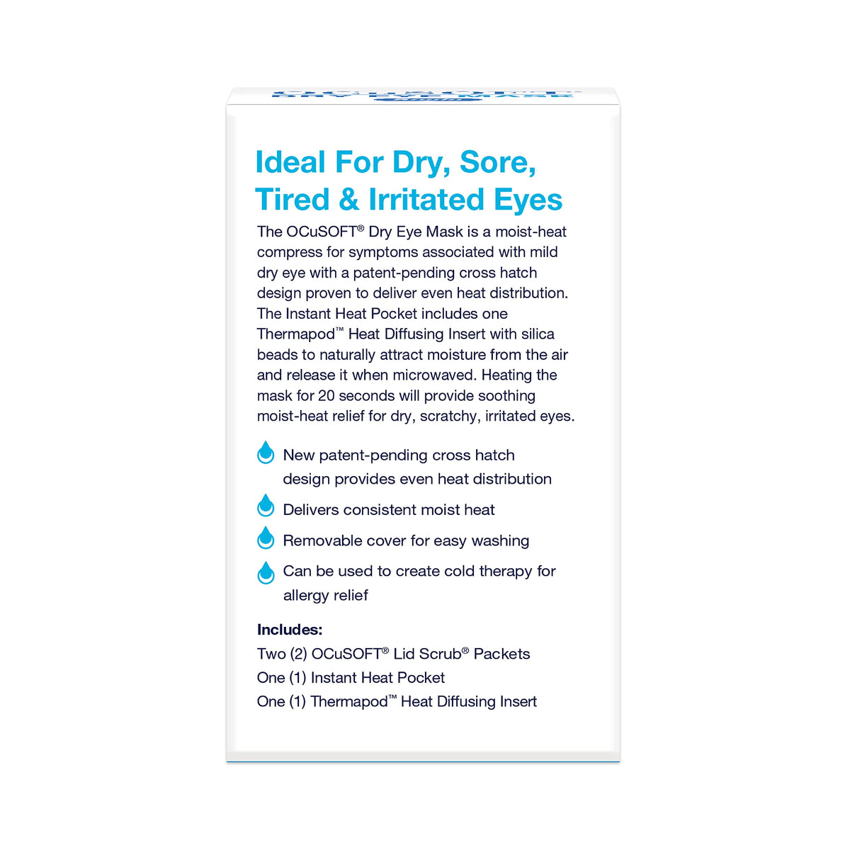 OCuSOFT Dry Eye Mask Premium - Moist Heat Therapy