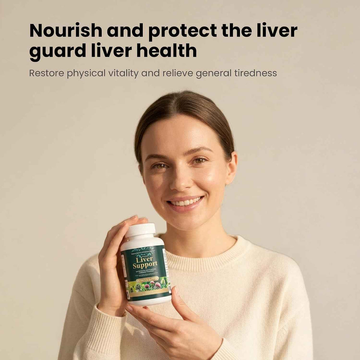 ‌Liver Protector - Liver Support Supplement with Milk Thistle, NAC & Turmeric - Helps with Digestive Comfort, Gluten-Free & Vegan Capsules (60 Count)‌
