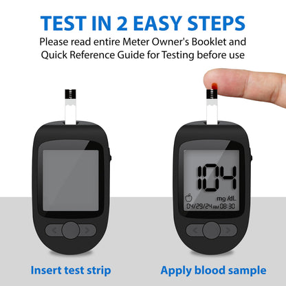 TRUENESS Blood Glucose Test Strips, 50 Count - Blood Glucose Test Strips Compatible with TRUENESS Family of Self Monitoring Blood Glucose Meters, Fast 5 Second Results