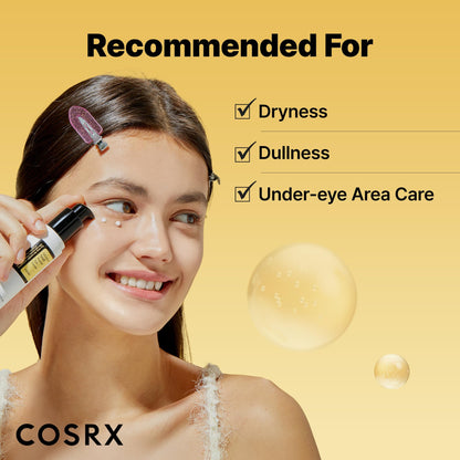 COSRX Advanced Snail Peptide Eye Cream (25ml / 0.84 fl.oz) – 73.7% Snail Mucin & Niacinamide for Dark Circles, Puffiness & Anti-Aging